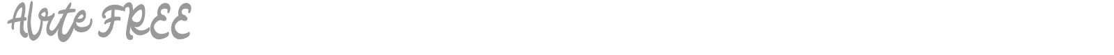 Alrte font preview